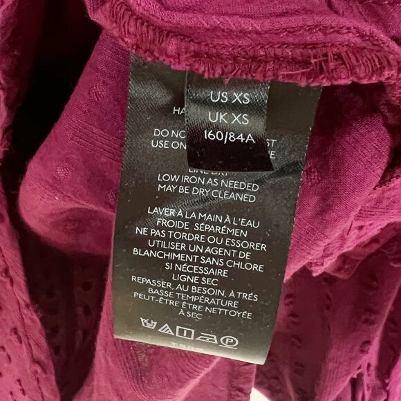 Anthropologie Tavi Embroidered Blouse Boho Bohemian Peasant Cottagecore Prairie - Picture 9 of 14